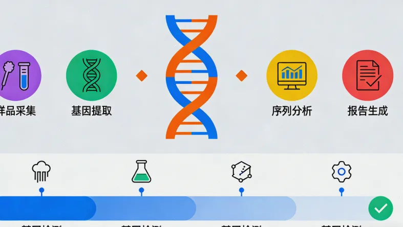 肉瘤基因检测全流程示意图
