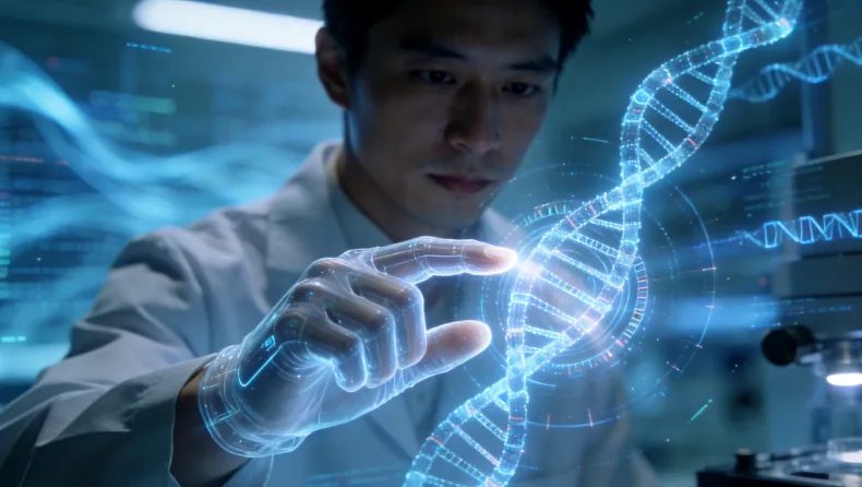 无痛口腔拭子采样过程特写