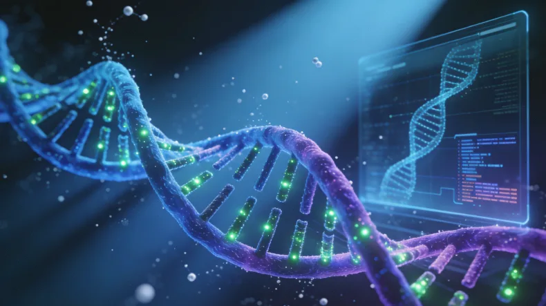 高危型HPV病毒与宫颈细胞关系示意图