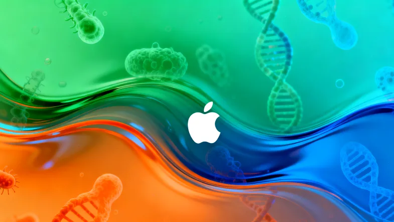 基因测序实验室内部工作场景