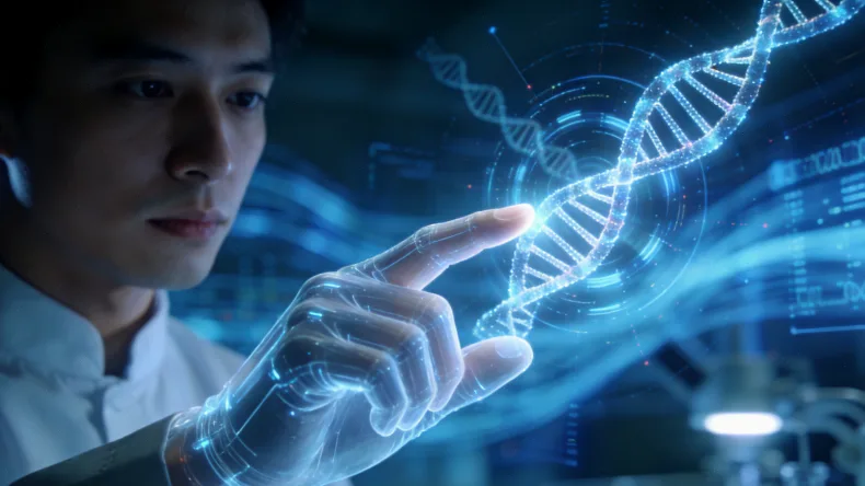 基因检测样本采集过程示意