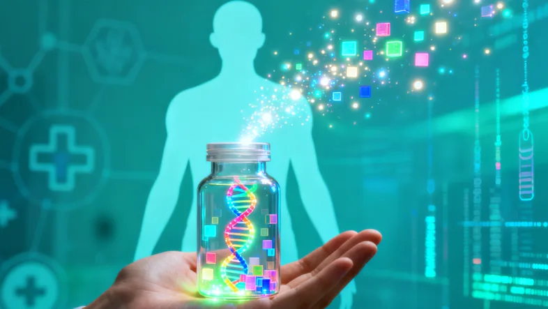 前列腺癌相关核心基因（如BRCA2）示意图