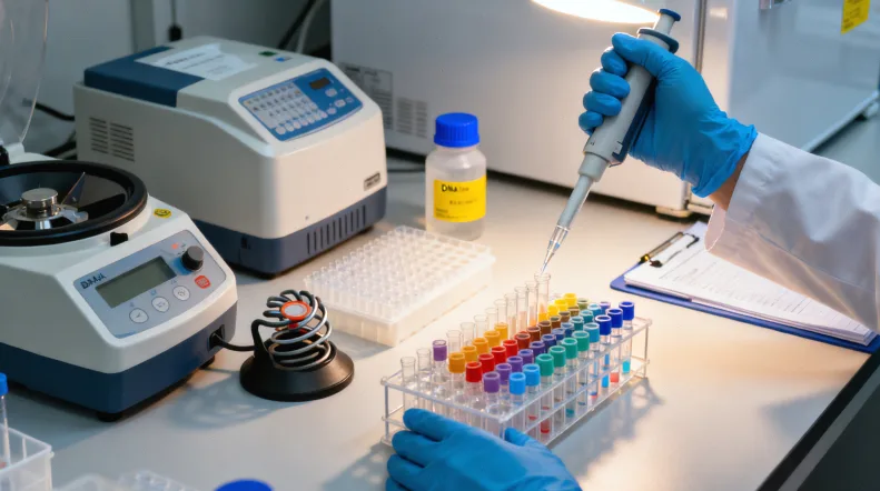 HPV病毒模型与宫颈细胞对比图