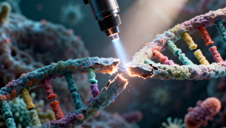 脑胶质瘤基因检测核心流程示意图