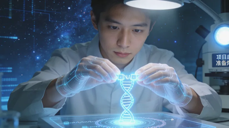 基因检测样本采集过程示意