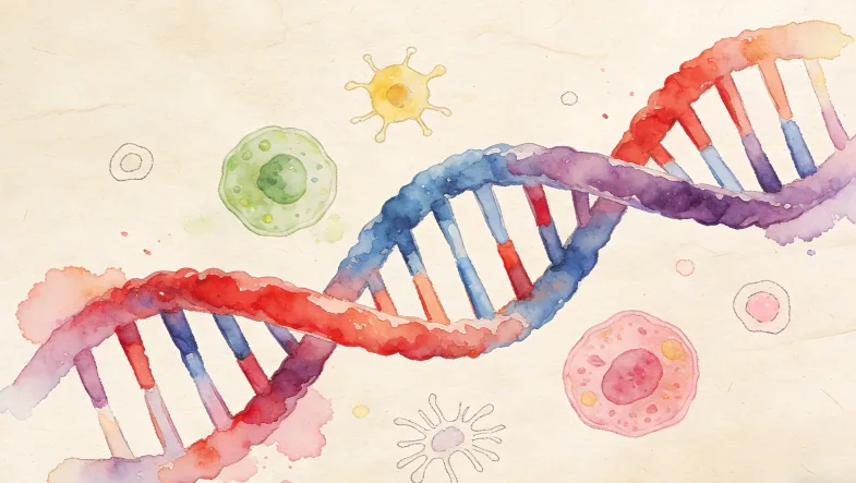专业基因检测报告核心结论页示例