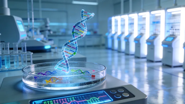 食管癌基因检测全流程示意图