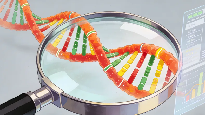 基因检测报告关键部分标注解读图