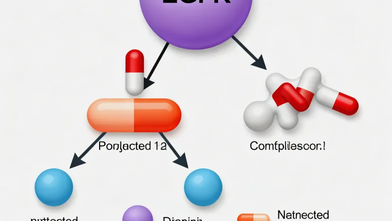 肿瘤组织病理切片与基因检测关联图