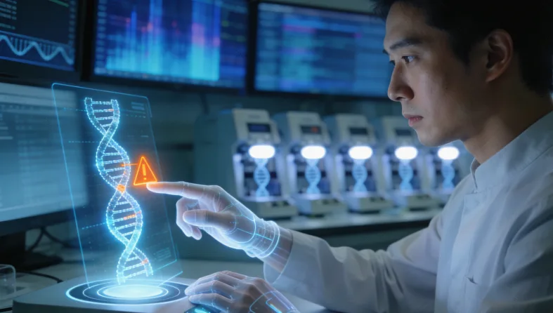 甲状腺癌基因检测核心流程示意图