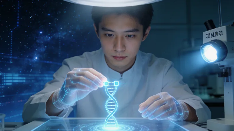 专业咨询师正在为客户讲解检测流程