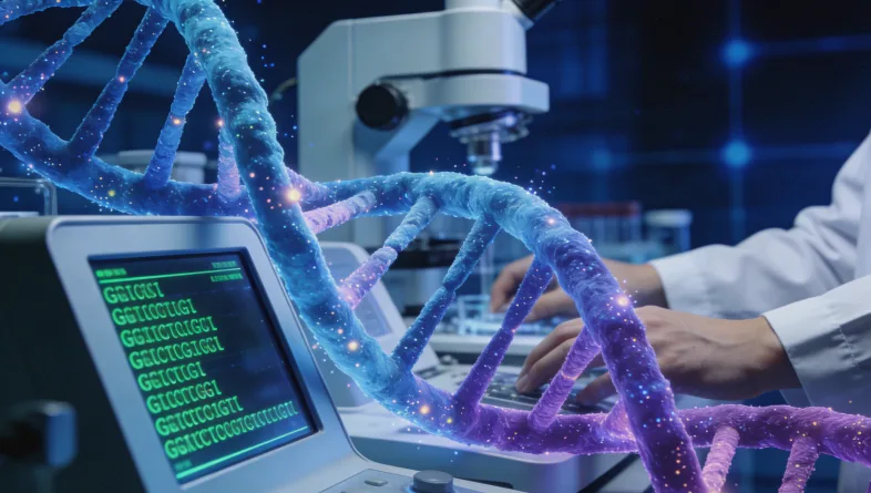 宫颈癌基因检测采样流程实拍图