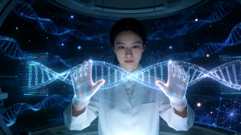 专业人员正在进行静脉血样本采集