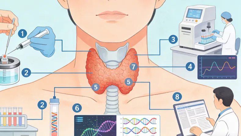 基因检测报告关键信息示意图