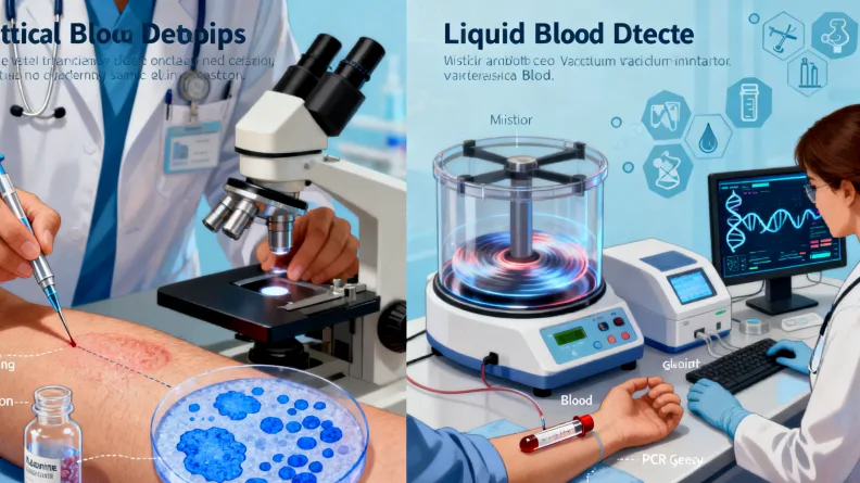 基因检测采样流程示意图