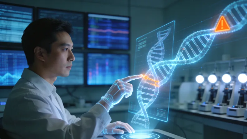 脑膜瘤基因检测核心流程示意图