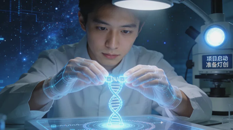 脑胶质瘤基因检测全流程示意图