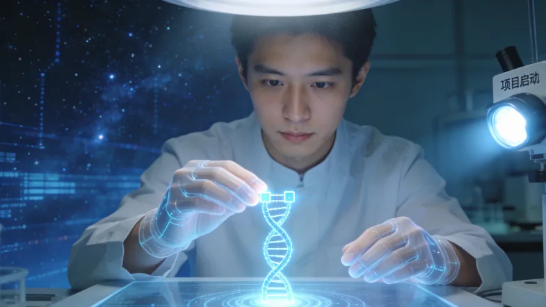 卵巢癌基因检测核心流程示意图