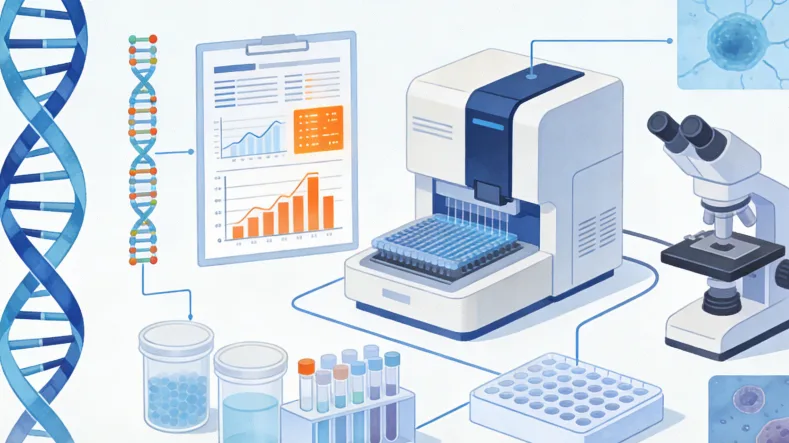 鼻咽癌基因检测全流程示意图