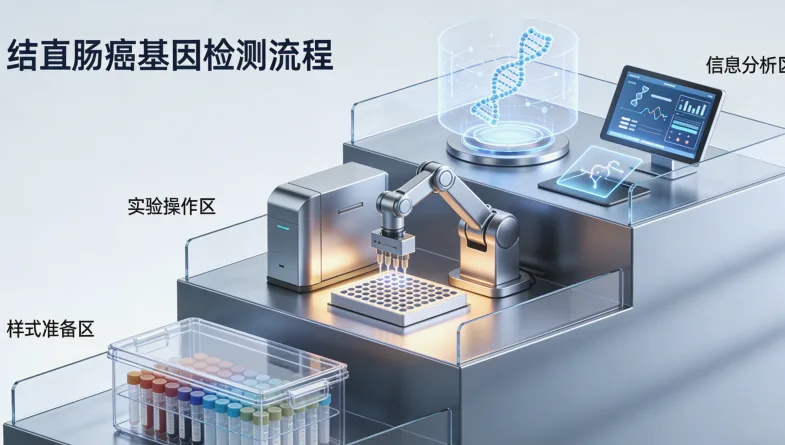 基因检测报告关键信息模块标注图