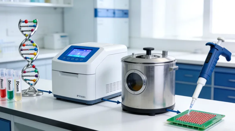 专业护士进行静脉血采样操作特写