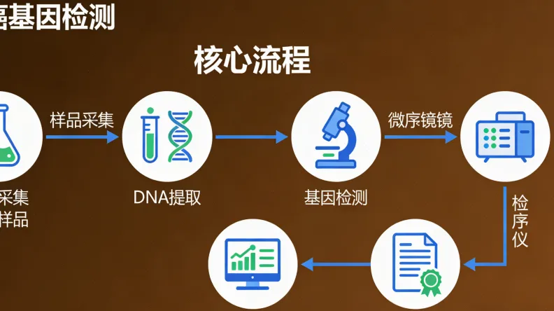 基因检测报告核心解读区域示例