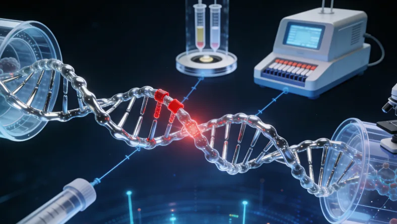 基因检测报告核心部分解读示例图
