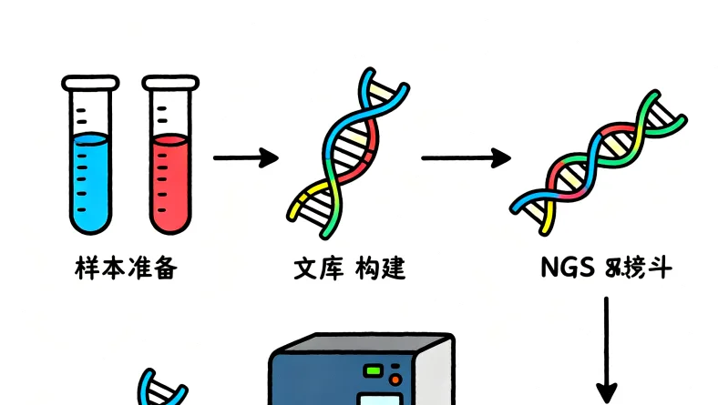 基因检测实验室内部工作场景