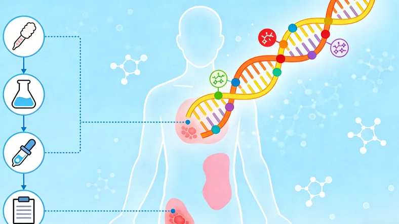 胃癌基因检测报告关键信息解读界面