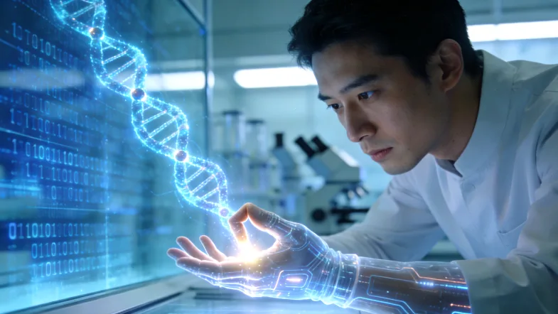 食管癌基因检测核心流程示意图