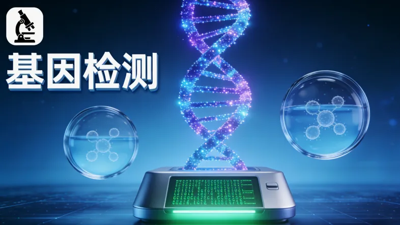 食管癌基因检测核心流程示意图