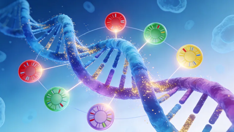 肝癌基因检测科学原理示意图