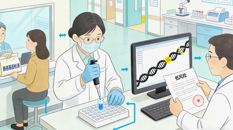 脑胶质瘤基因检测核心项目示意图