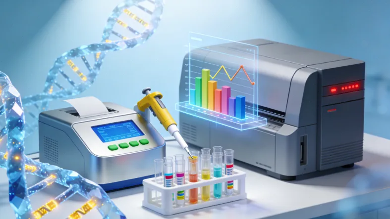 白血病基因检测核心流程示意图