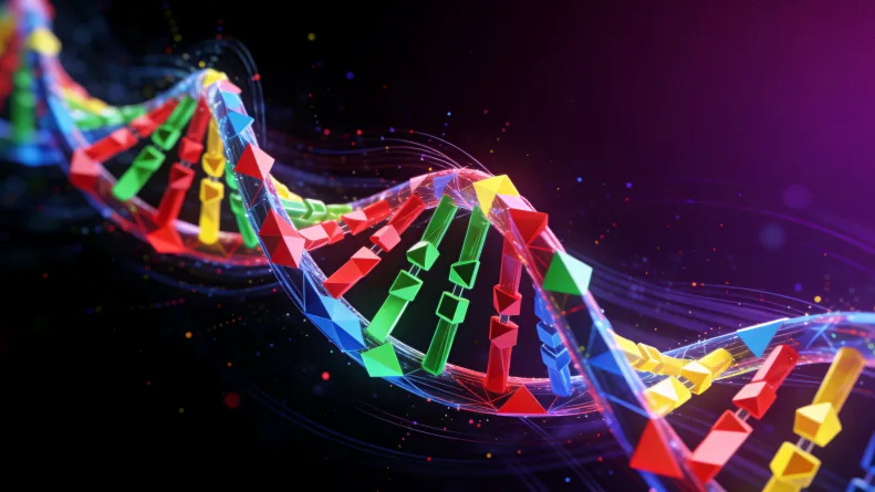 基因检测实验室内部工作场景