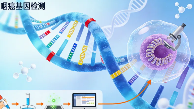 脑膜瘤基因检测核心流程示意图