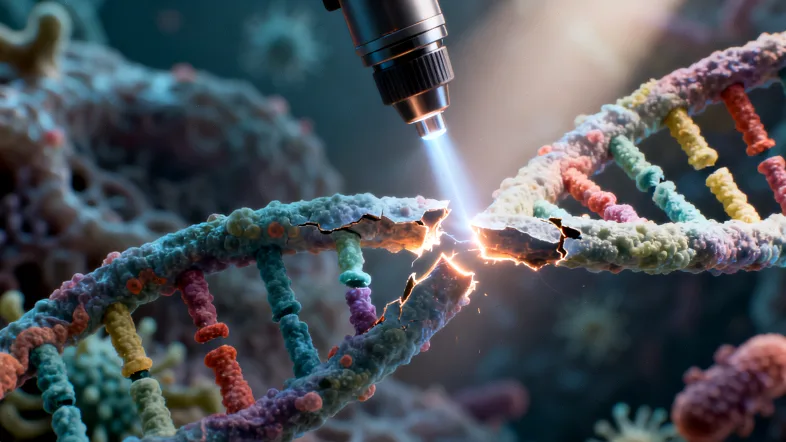 淋巴瘤基因检测FISH技术原理示意图