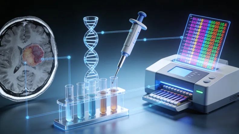 基因检测报告关键部分解读示例图