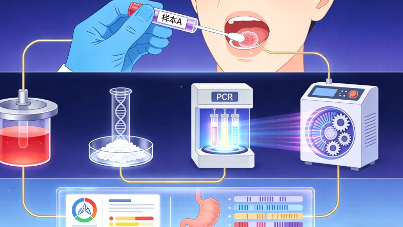 膀胱癌基因检测全流程示意图