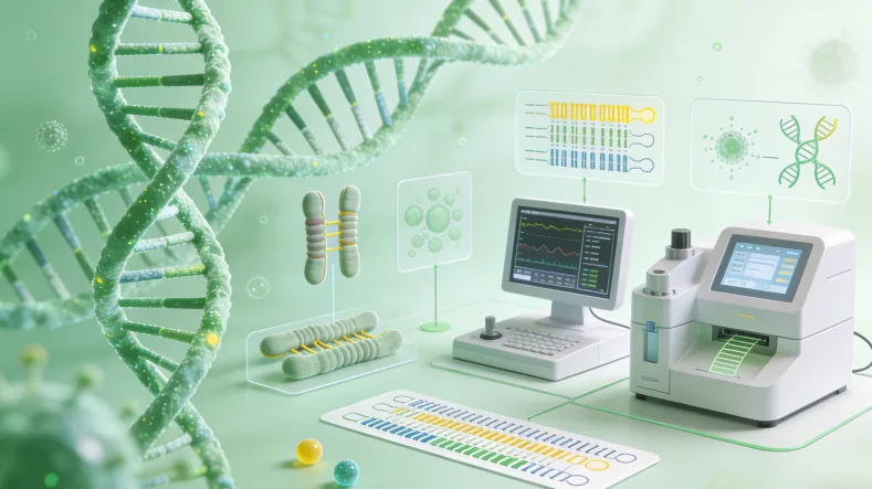 无菌环境下进行口腔拭子采样操作特写