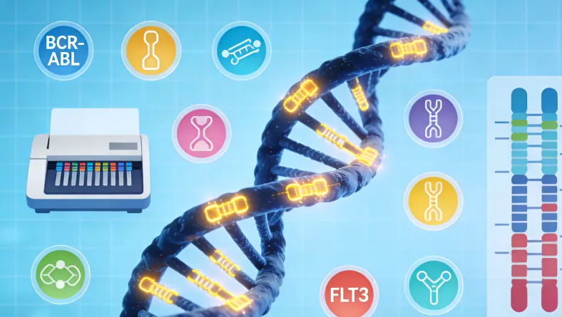 基因测序实验室工作场景