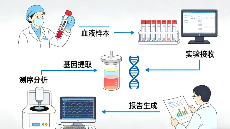 甲状腺结节细针穿刺采样示意图