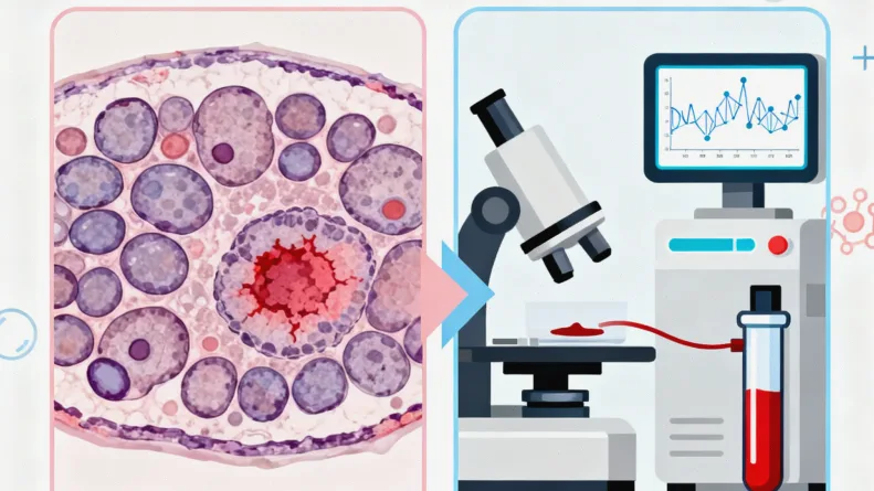 从组织样本到基因报告的流程示意图