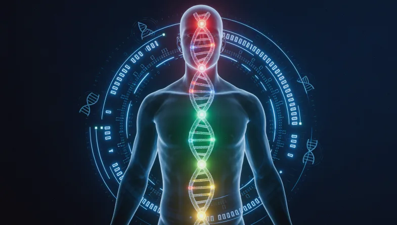 肺癌基因检测精准治疗示意图