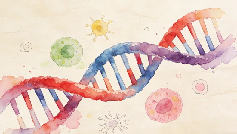 子宫内膜癌基因检测全流程示意图