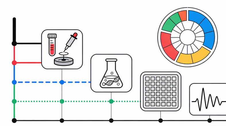 肠癌基因检测全流程示意图