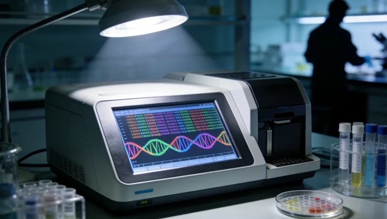 基因检测实验室工作流程简图