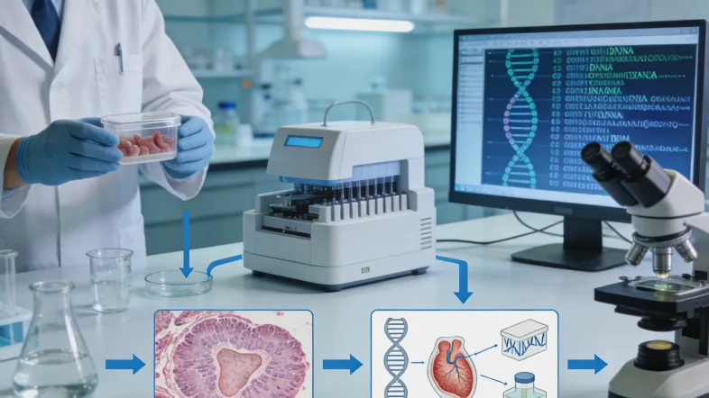 基因检测报告关键部分解读示例图