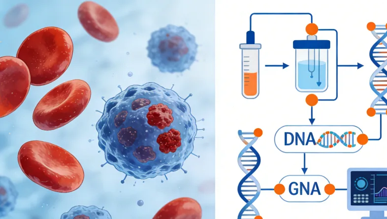 高通量基因测序仪工作示意图