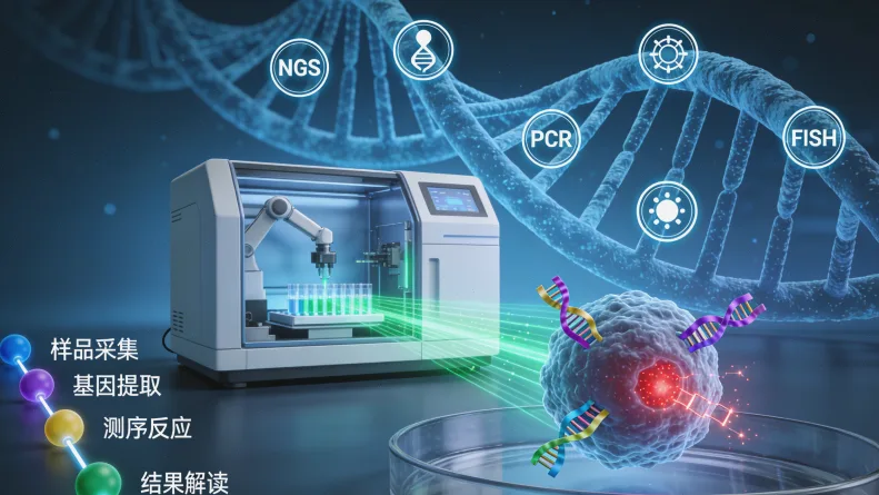 基因测序实验室工作流程简图
